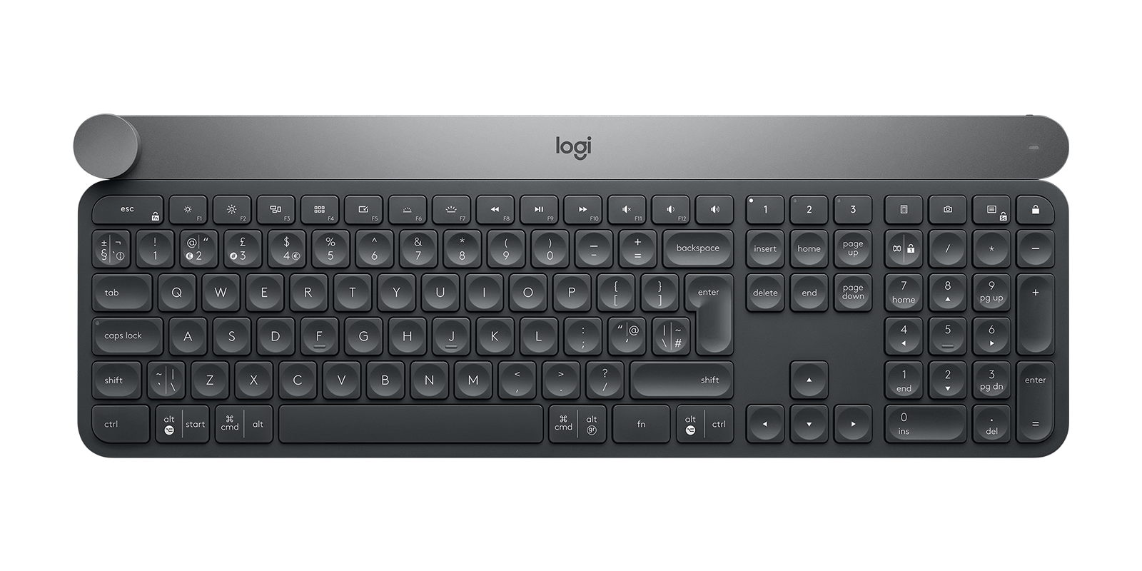 Logitech Craft Advanced Keyboard with Creative Input Dial - RECON+