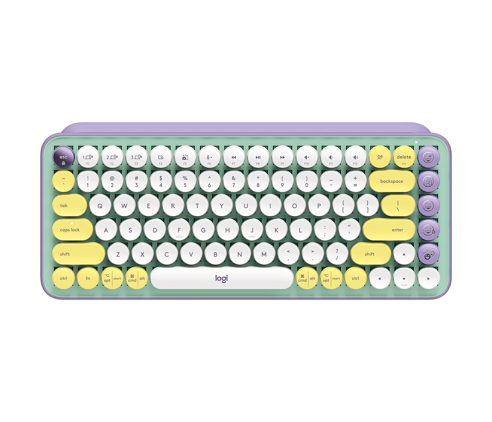 Logitech POP Keys Wireless Mechanical Keyboard With Emoji Keys Daydream - RECON