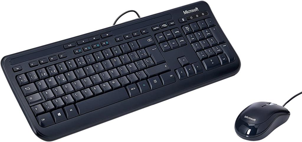 Microsoft Wired Keyboard and Mouse Combo Desktop for Business (Spanish)