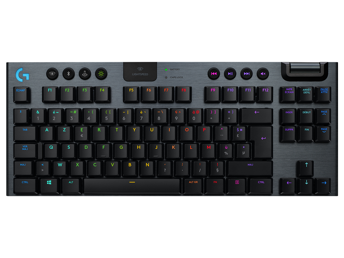 Logitech G915 TKL Tenkeyless Lightspeed Wireless RGB Mechanical Gaming Keyboard Clicky