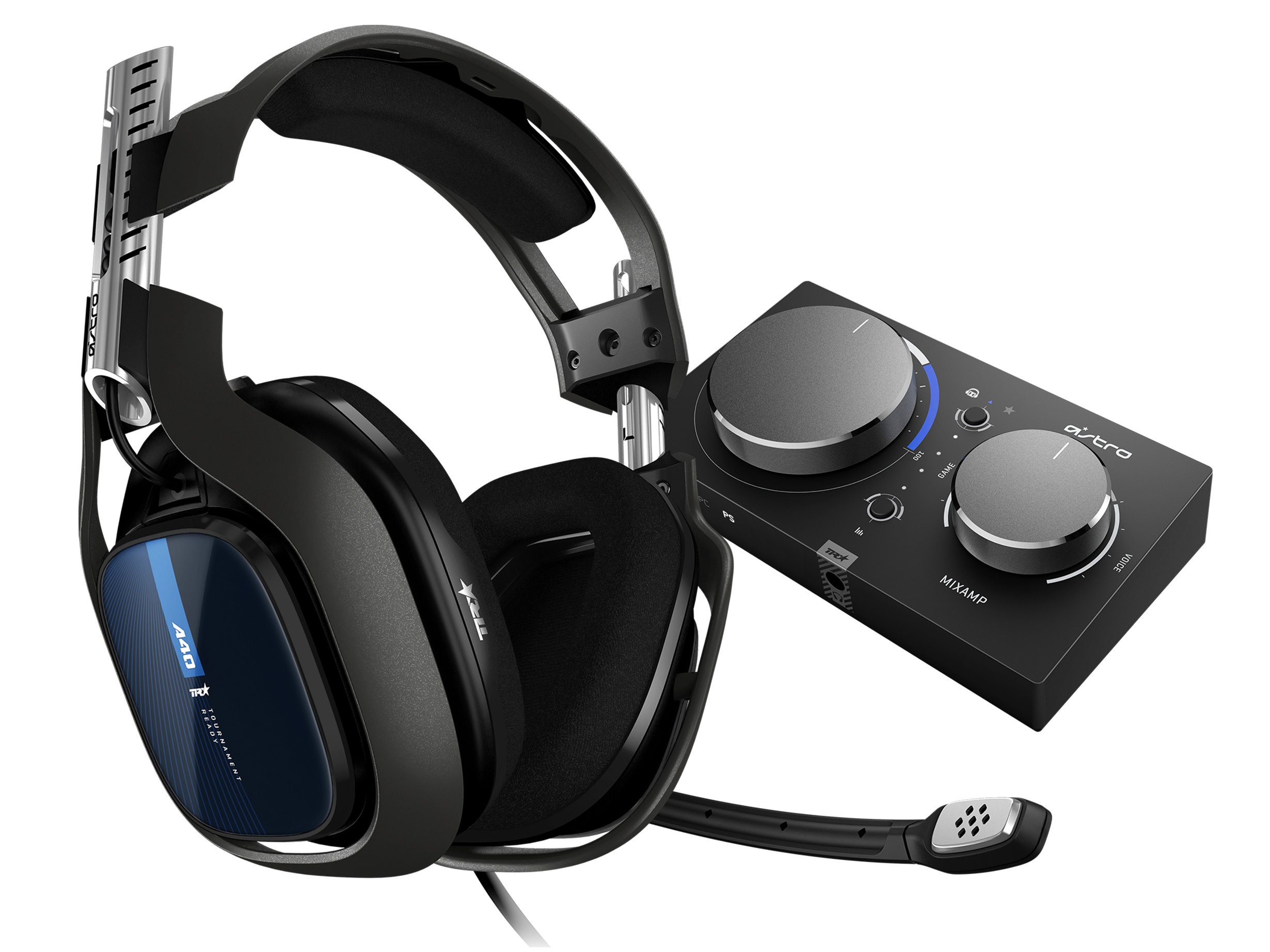 Logitech Astro A40 TR Headset + Mixamp Pro TR Wired Gaming Headset for PS4 - RECON