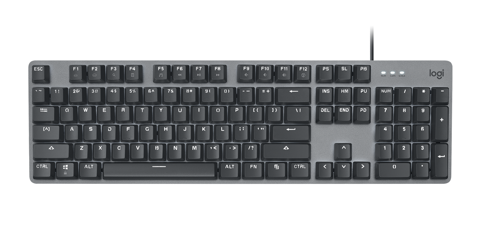 Logitech K845 Mechanical Illuminated Wired Keyboard with switches Red - RECON