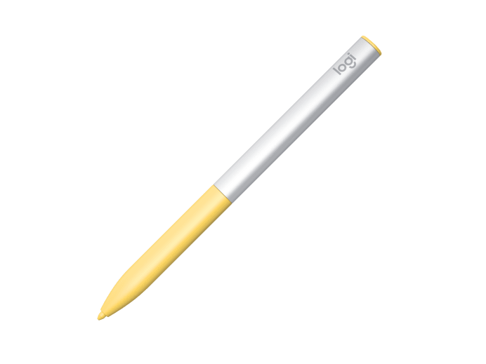 Logitech Pen Rechargeable USI Stylus Designed for Learning Digital Pen Wireless Yellow - RECON+