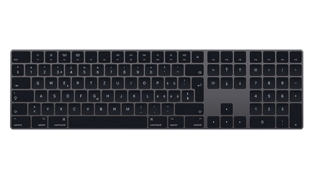 Apple Magic Wireless Keyboard with Numeric Keypad Space Gray - RECON+