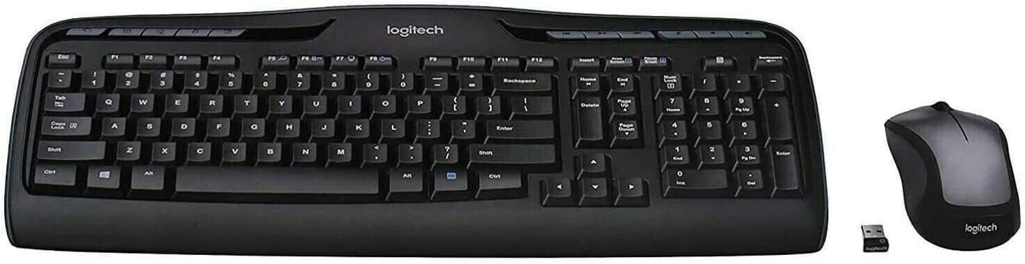 Logitech MK335 Full-size Wireless Optical Keyboard and Mouse - RECON