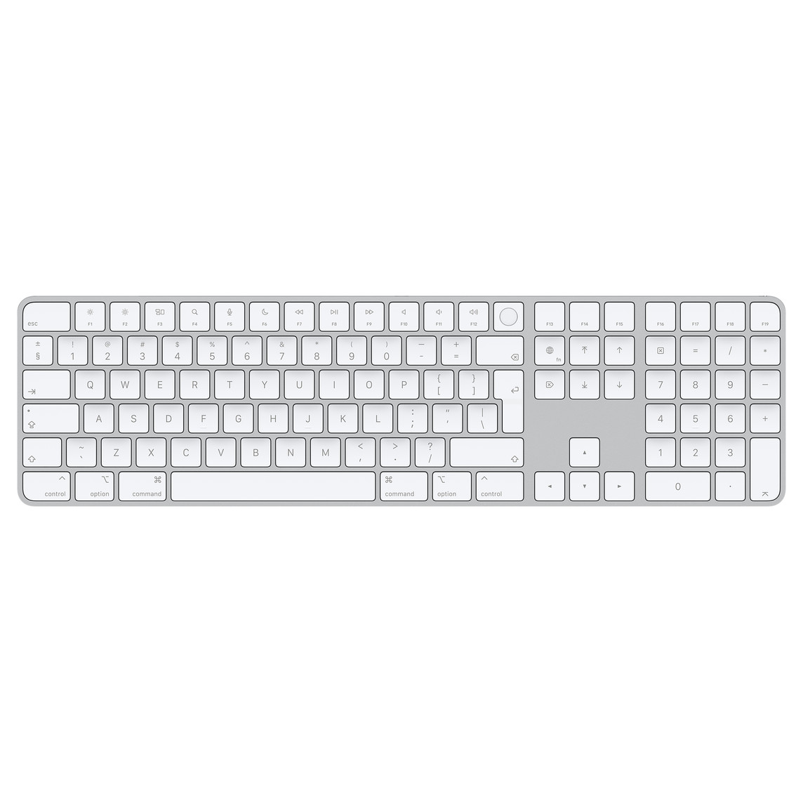 Apple Magic Wireless Keyboard with Touch id And Numeric Keypad International English - RECON+