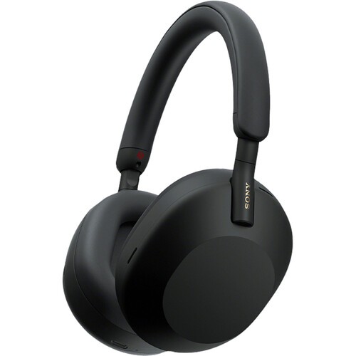 Sony Noise-Canceling Wireless Over-Ear Headphones Black - RECON