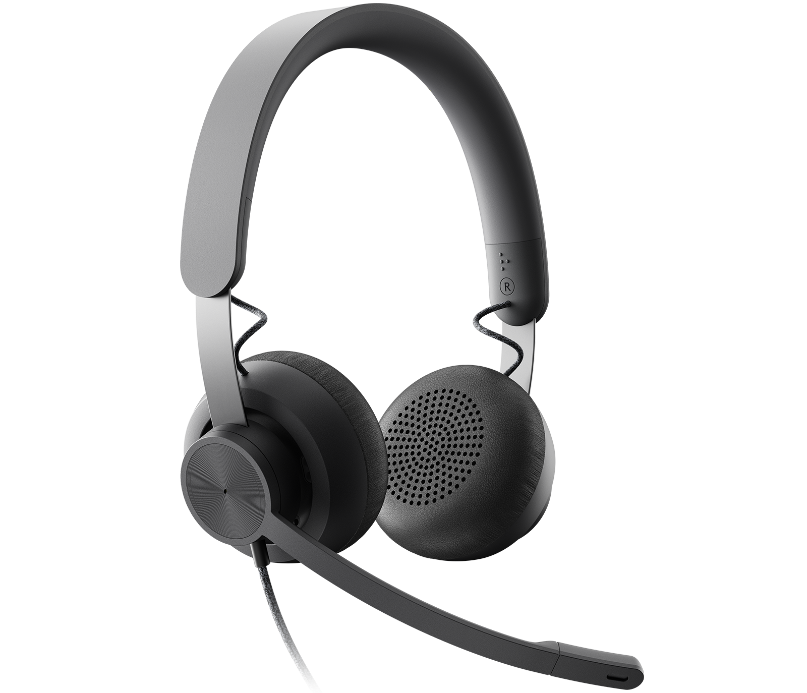 Logitech Zone 750 Wired On-Ear Headset with Advanced Noise-canceling Microphone - RECON