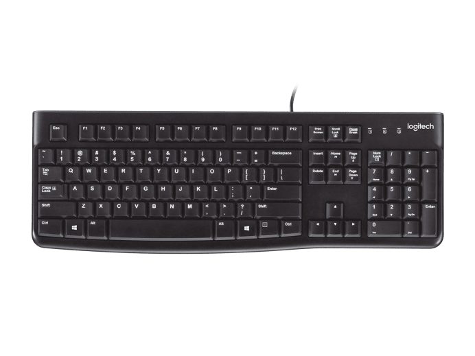 Logitech K120 Wired USB Keyboard