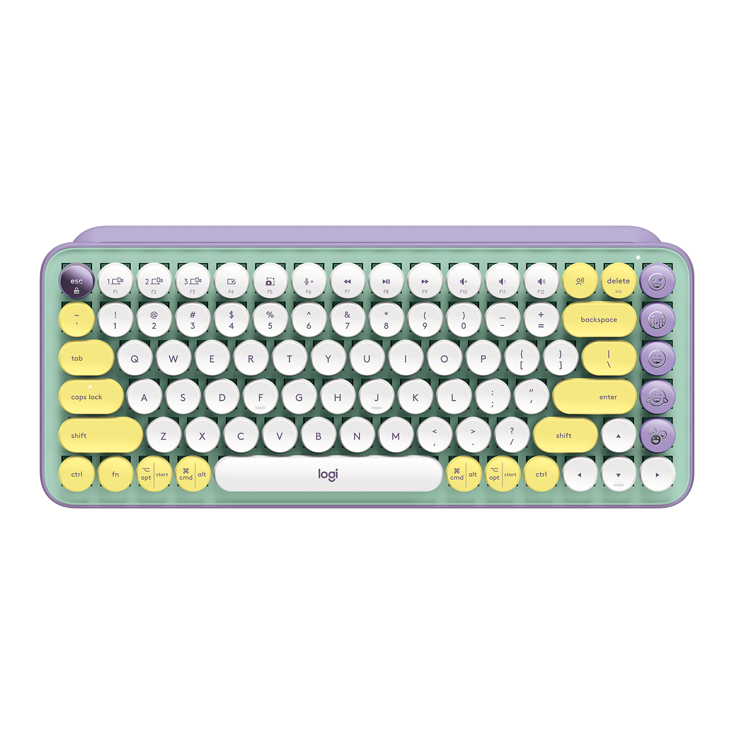 Logitech POP Keys Wireless Mechanical Keyboard With Emoji Keys Daydream