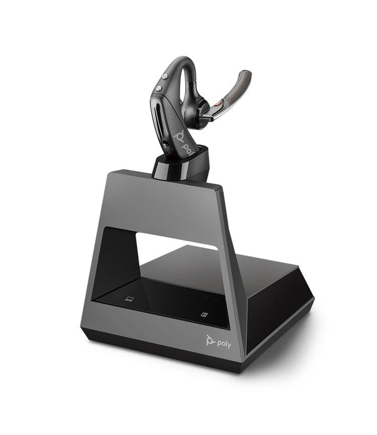 Poly Voyager 5200 Office Headset 2-Way Base,USB-C to Micro