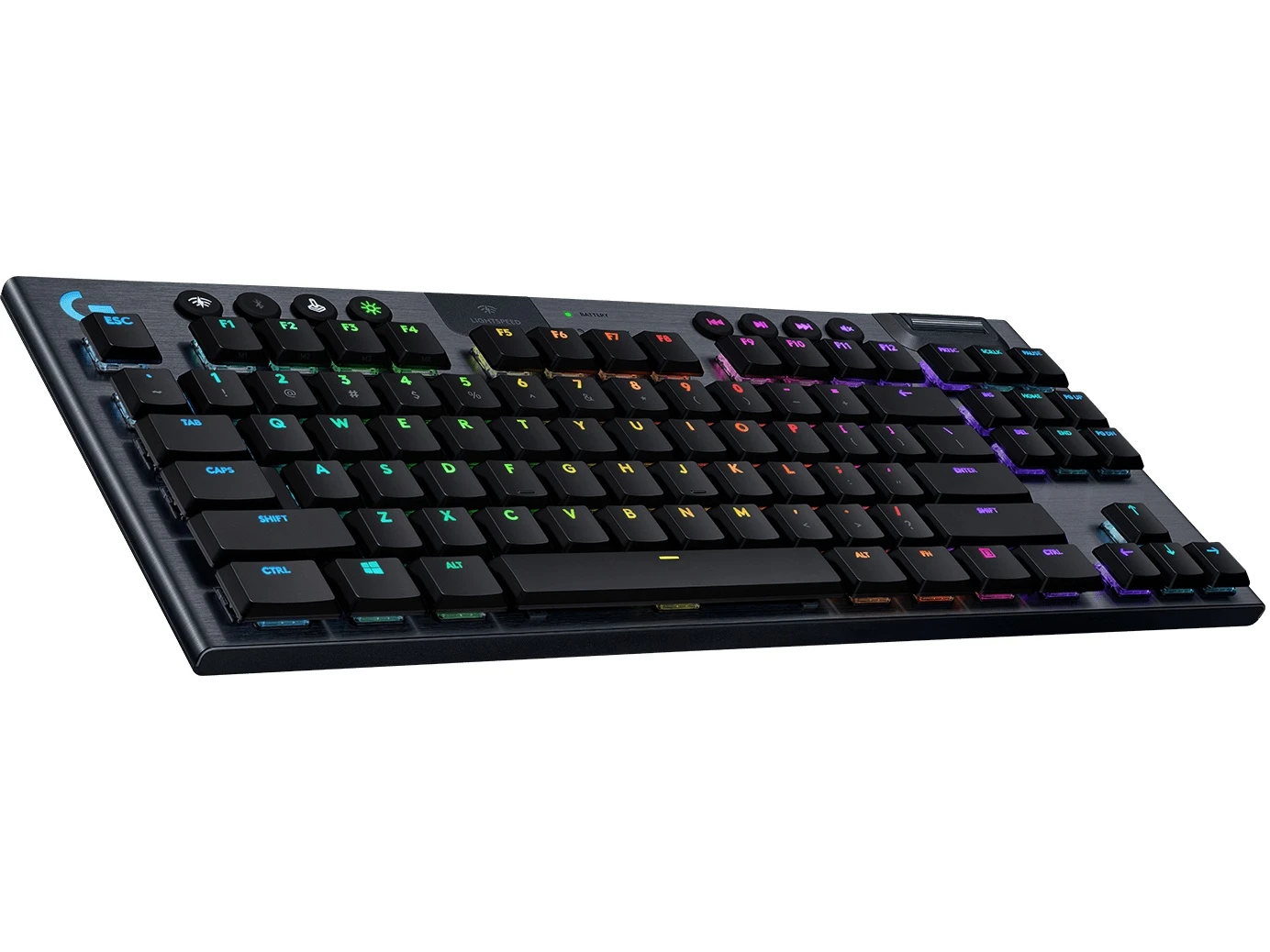 Logitech G915 TKL Tenkeyless Lightspeed Wireless RGB Mechanical Gaming Keyboard Tactile