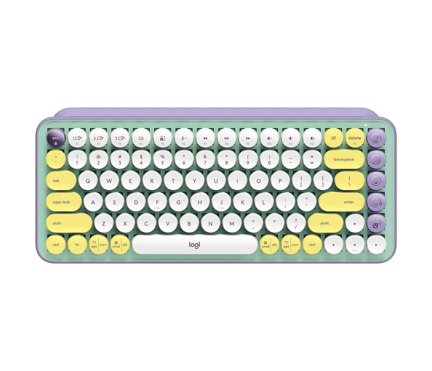 Logitech POP Keys Wireless Mechanical Keyboard With Emoji Keys Daydream - RECONECO