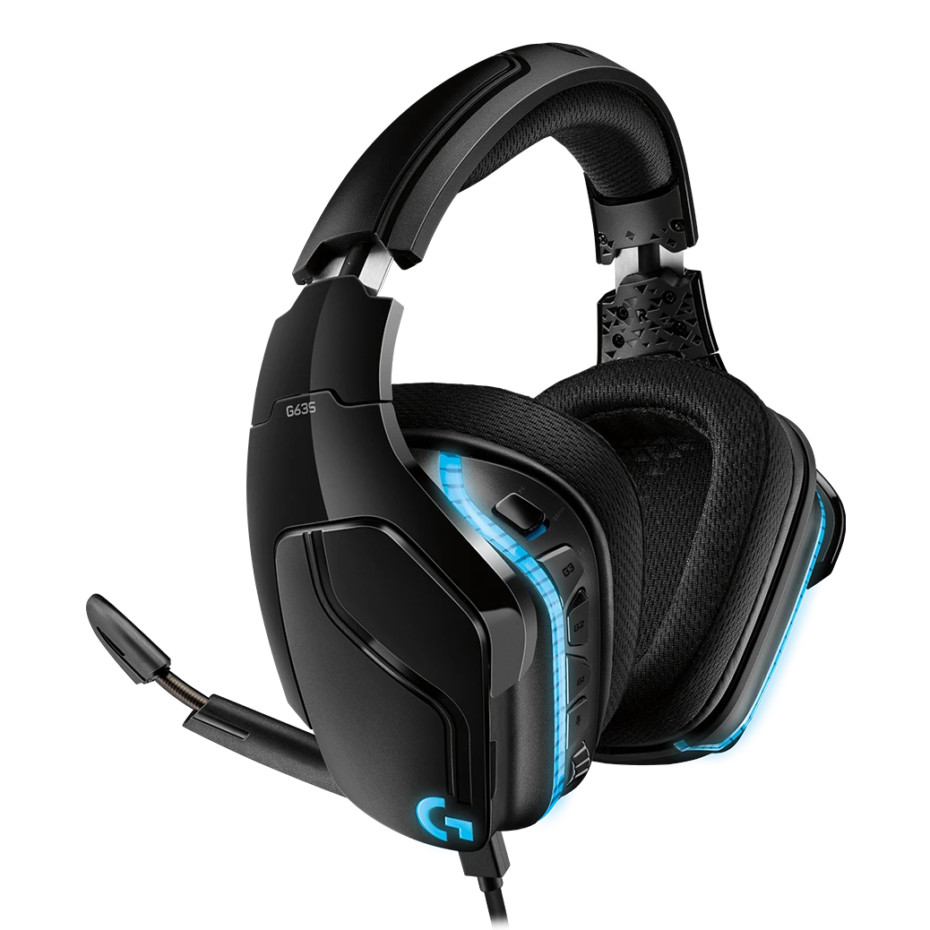 Logitech G635 7.1 Surround Sound Lightsync Wired Gaming Headset
