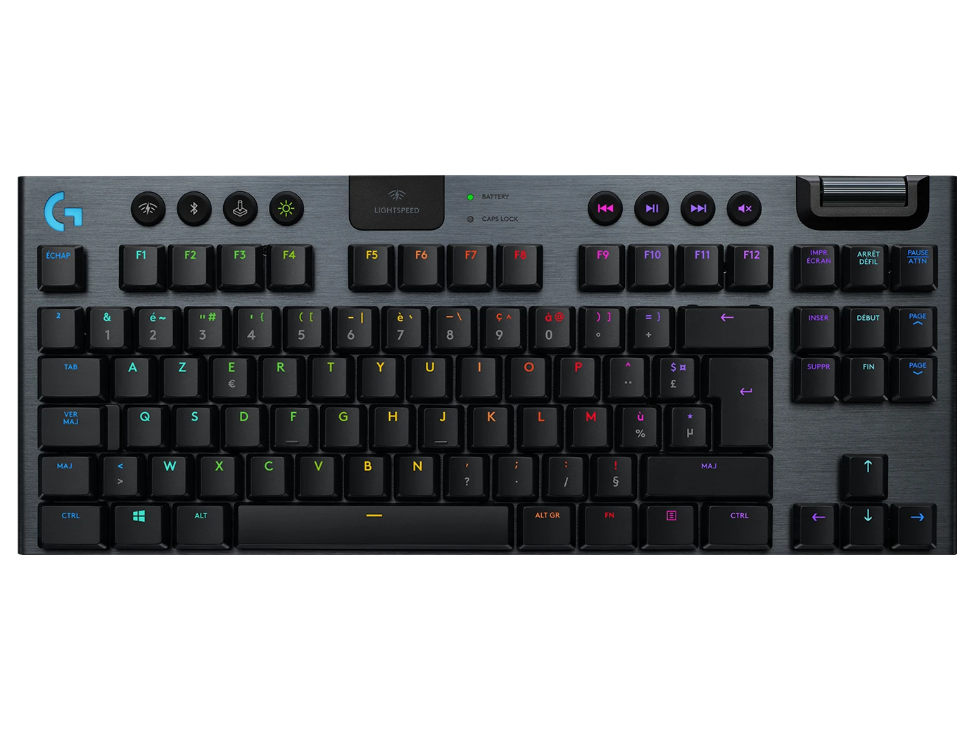 Logitech G915 TKL Tenkeyless Lightspeed Wireless RGB Mechanical Gaming Keyboard Clicky