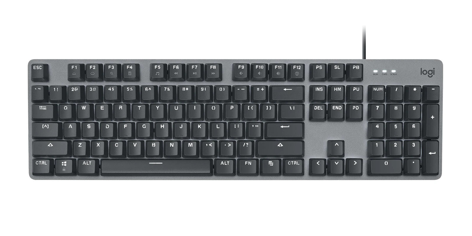 Logitech K845 Mechanical Illuminated Wired Keyboard with switches Blue