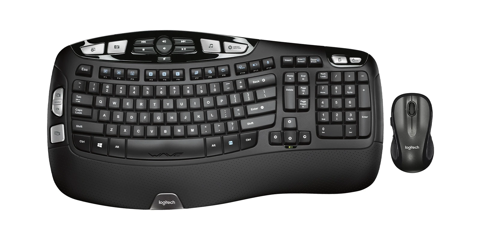 Logitech Wireless Keyboard and Mouse Wave Combo MK550