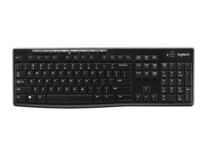 Logitech K270 Wireless USB Keyboard Black