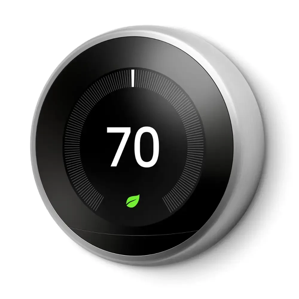 Google Nest Learning Smart Wifi Thermostat (3rd generation) Stainless Steel