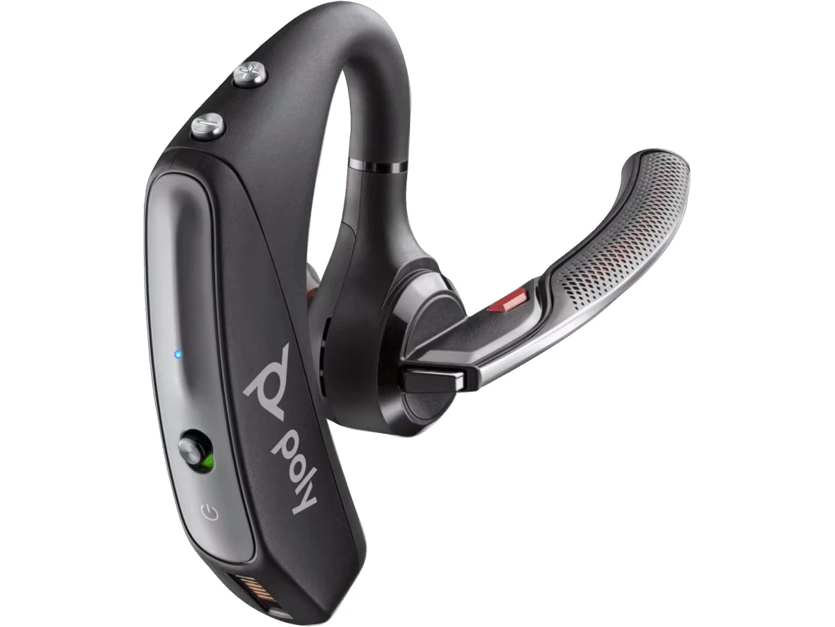 Poly Voyager 5200 UC Bluetooth Headset with BT700 USB-A Adapter and Charging Case 7K2F3AA