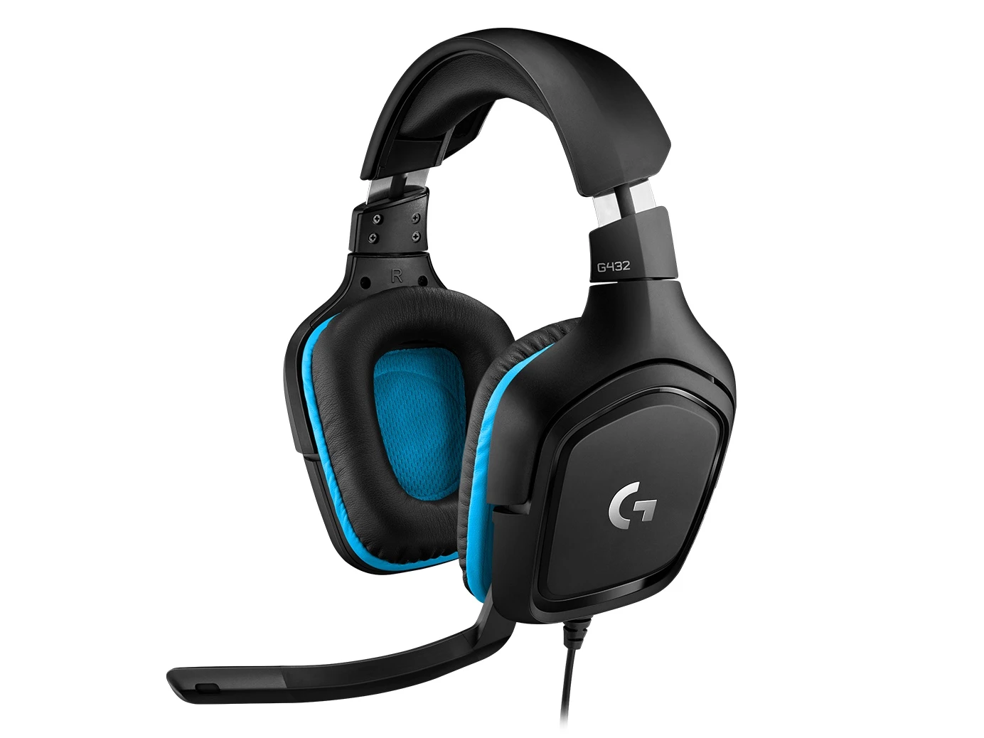 Logitech G432 7.1 Surround Sound Wired Gaming Headset - RECONECO