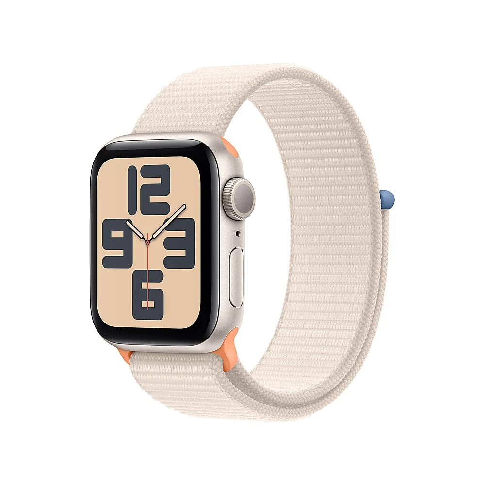 Apple Watch SE 2nd Generation (GPS) 40mm Starlight Aluminum Case with Starlight Sport Loop - RECON