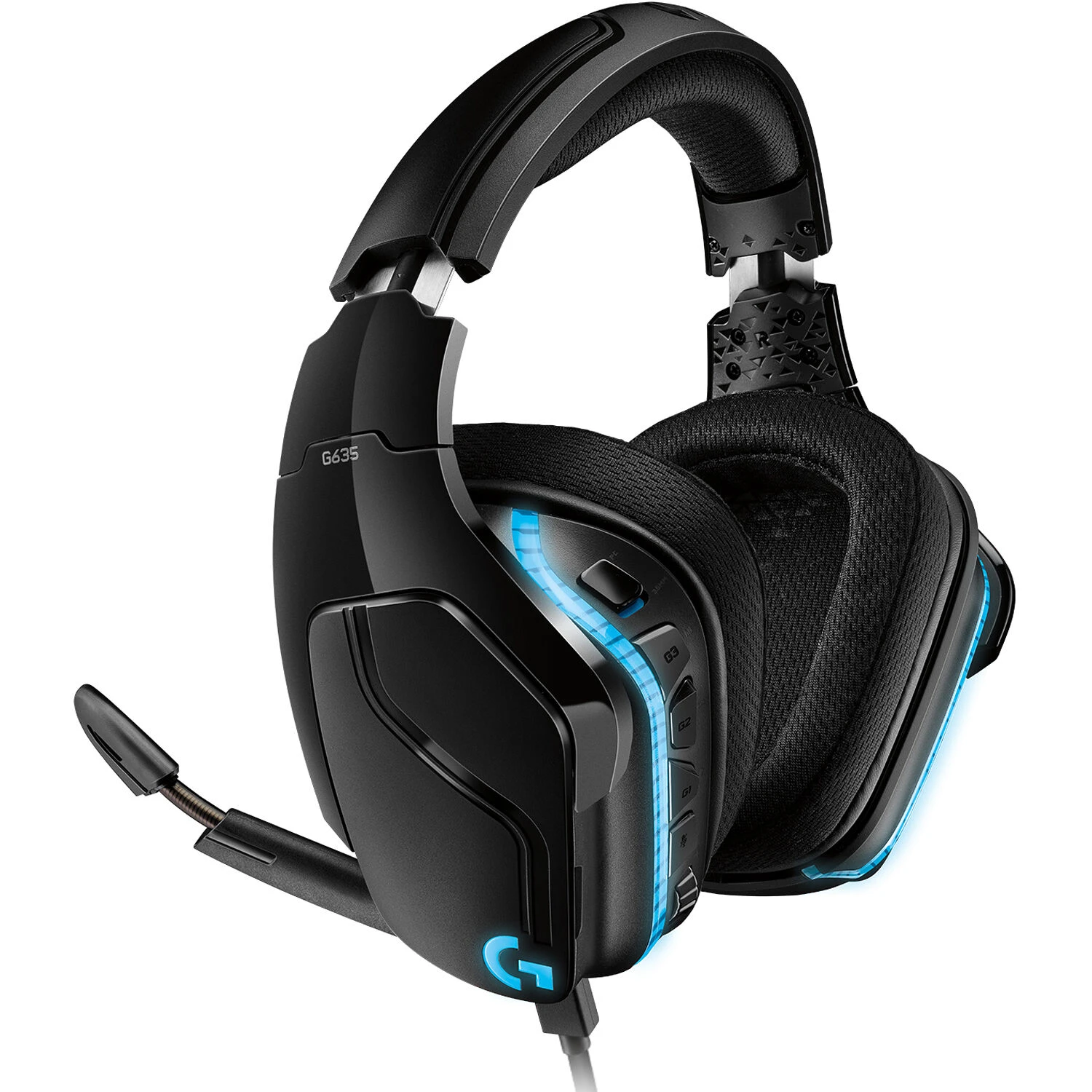 Logitech G635 7.1 Surround Sound Lightsync Wired Gaming Headset - RECONECO