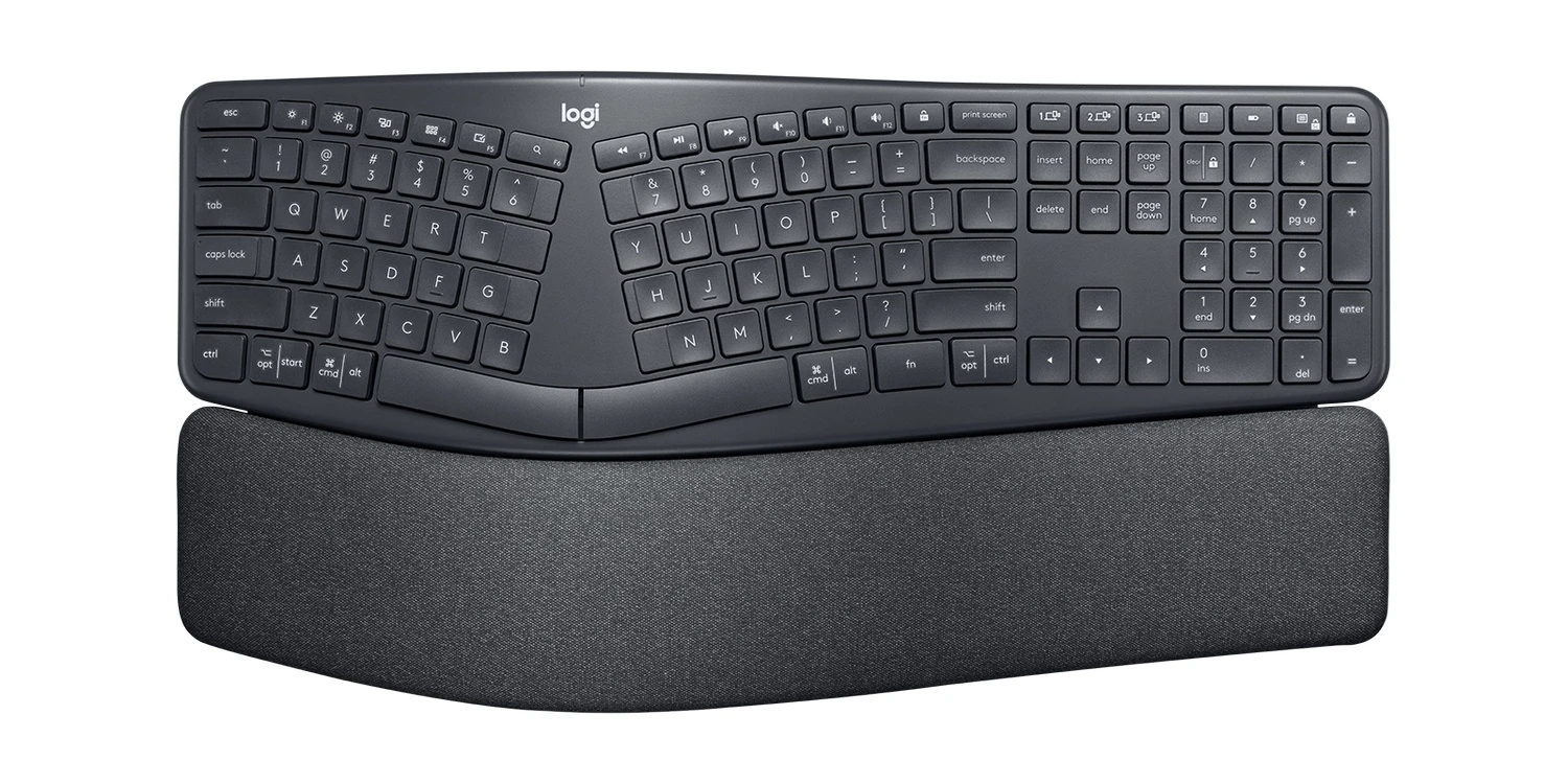 Logitech ERGO K860 Split Ergonomic Wireless Keyboard - RECONECO