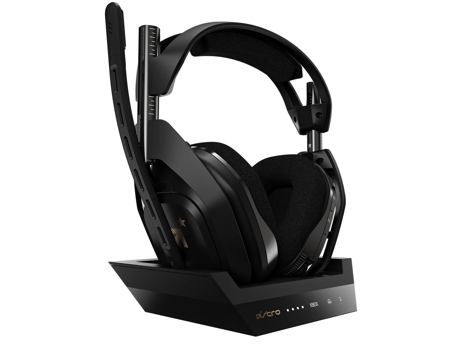 Logitech Astro A50 Wireless Gaming Headset and Base Station for Xbox and PC/MAC Black/Gold - RECON