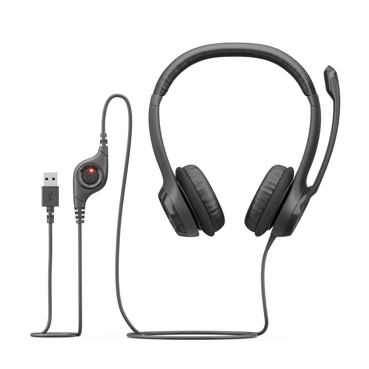 Logitech H390 USB Computer Wired Headset - NEW