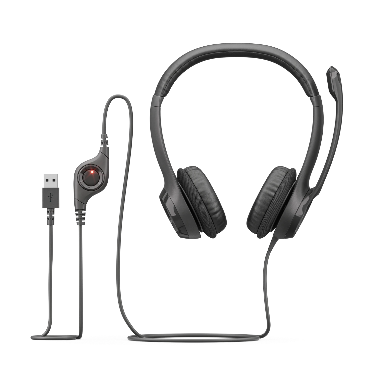Logitech H390 USB Computer Wired Headset 