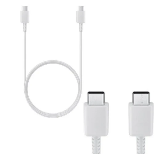 Samsung - 3.3' USB Type C to Type-C Charge-and-Sync Cable - White GH39-22228A 1m - NEW