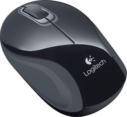 Logitech M187 Wireless Optical Mini Mouse Black - RECON