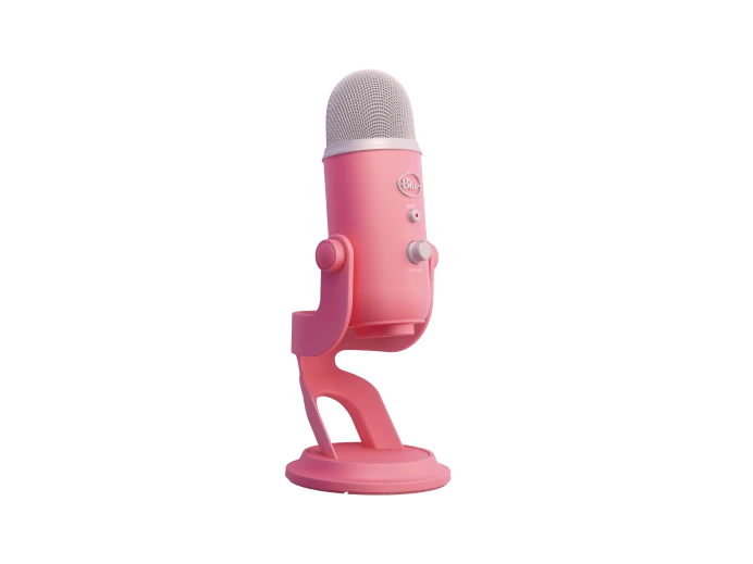 Logitech Yeti for the Aurora Collection Premium Multi-Pattern USB Mic with Pink Dawn
