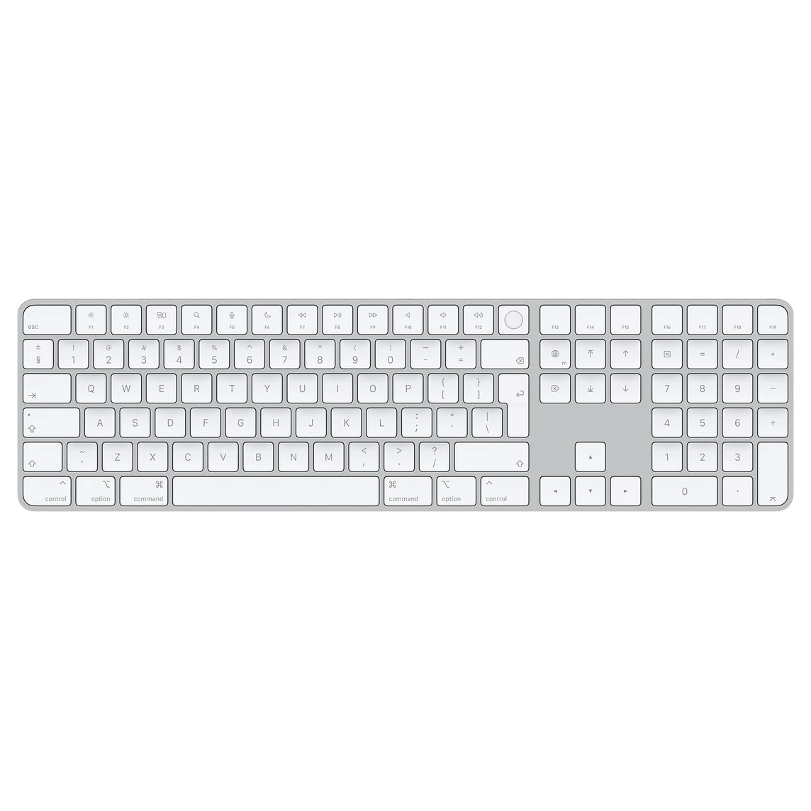 Apple Magic Wireless Keyboard with Touch id And Numeric Keypad International English - RECON+