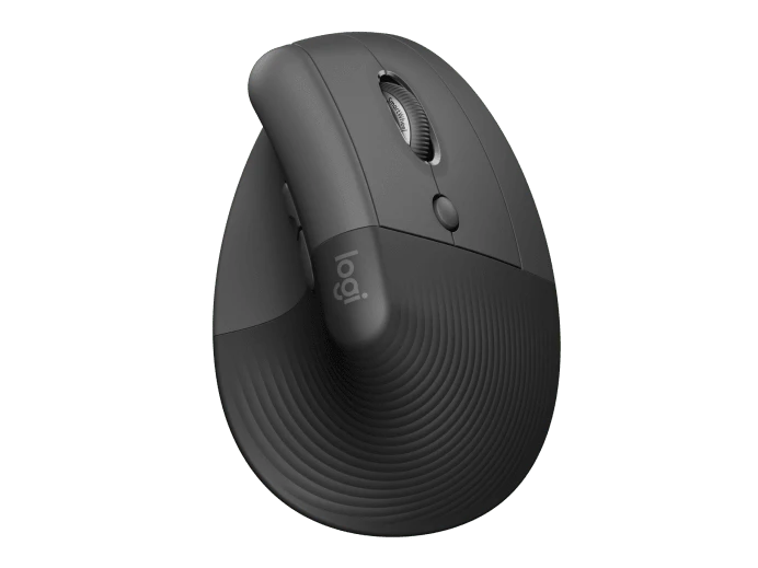 Logitech Lift for Business Ergo Wireless Mouse Graphite