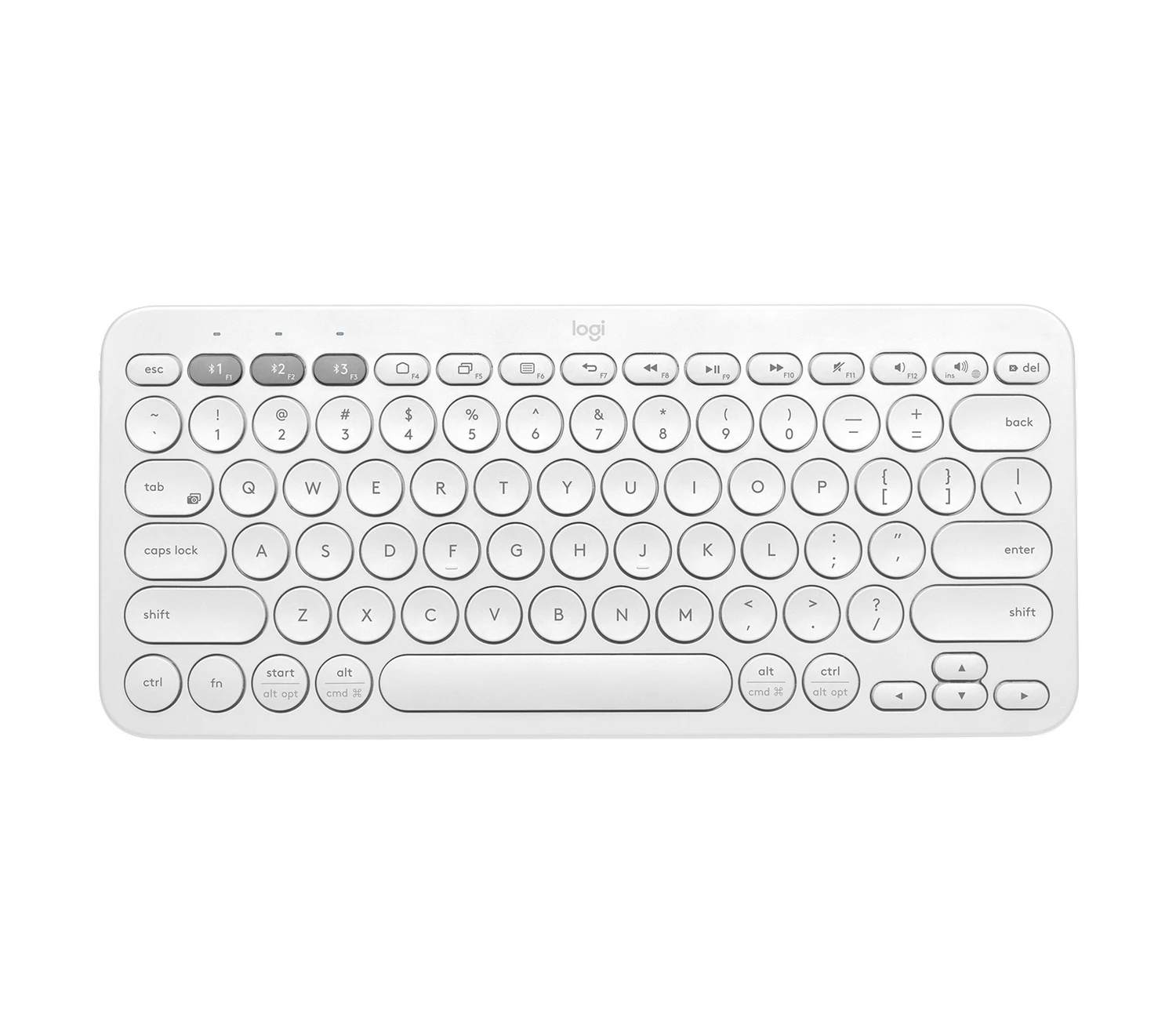 Logitech K380 Bluetooth Keyboard for Mac, iPad, iPhone White - RECONECO