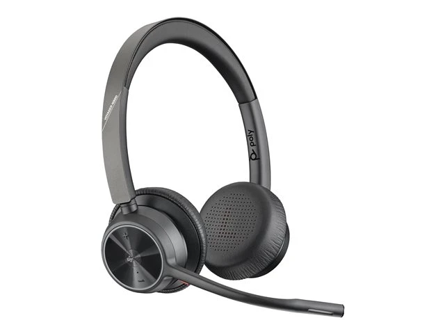 Poly Voyager 4320 Dual Ear Wireless Headset with Charging Stand (Microsoft Teams Edition) - RECON