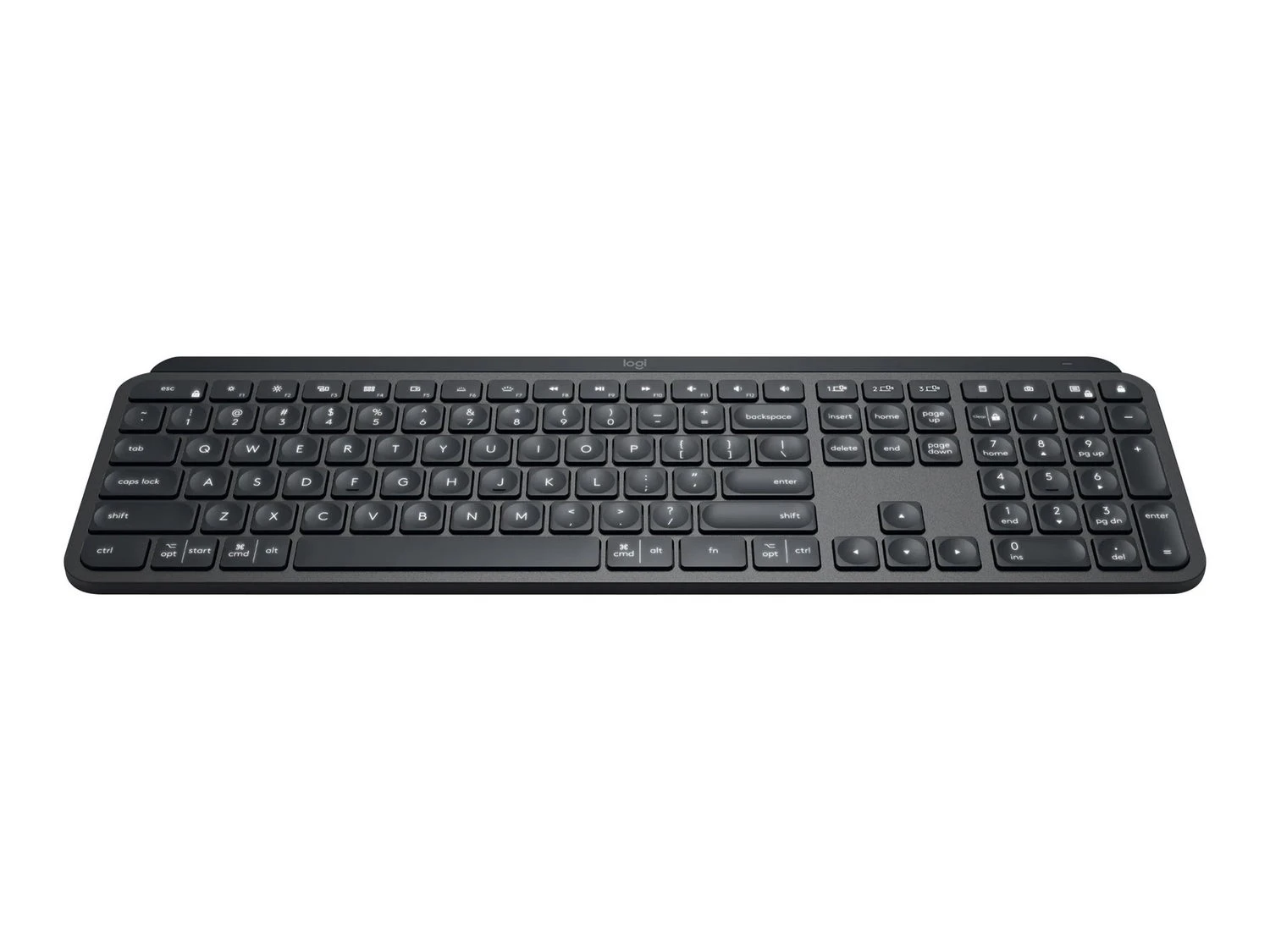 Logitech MX Keys Advanced Wireless Illuminated Keyboard Graphite - RECON