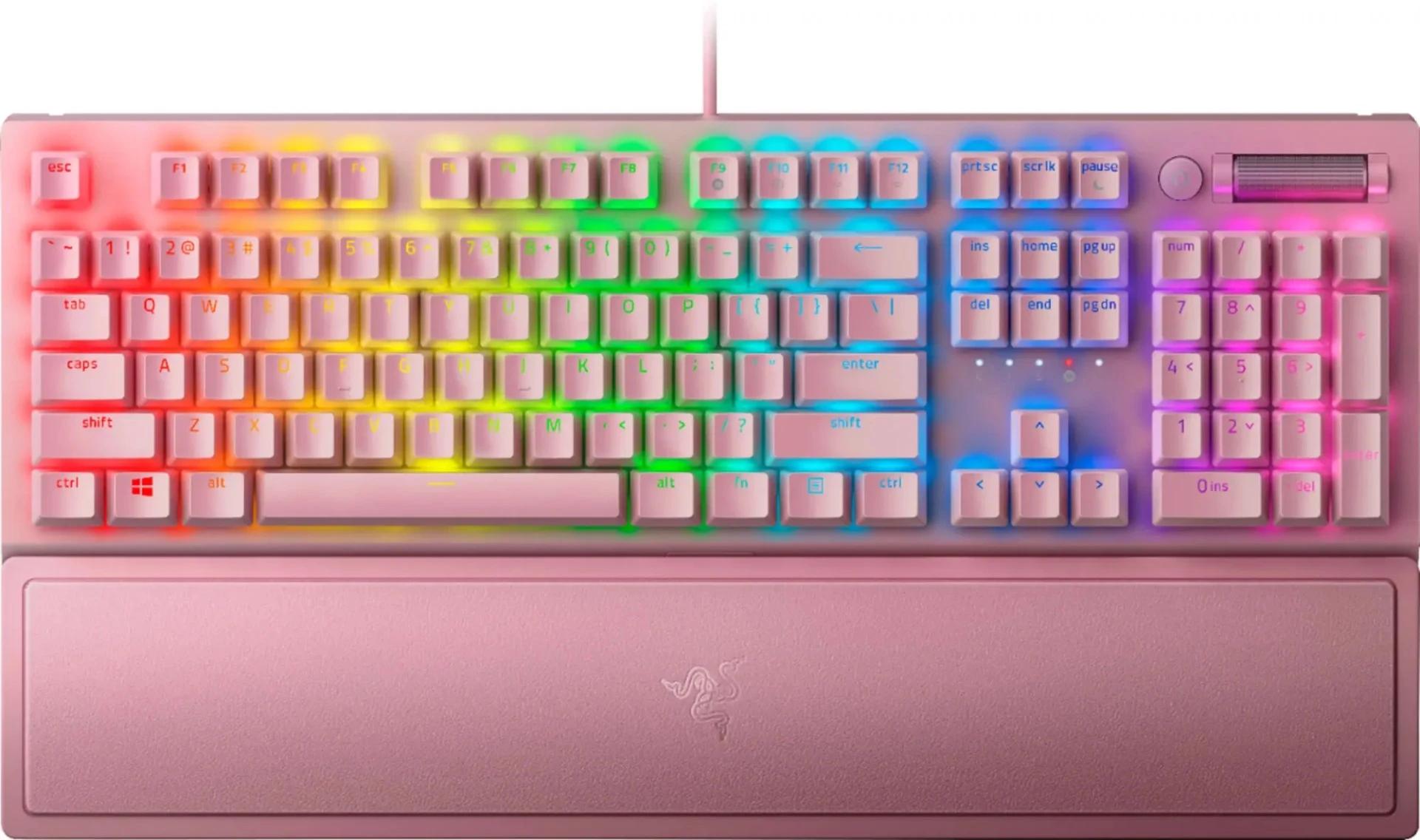 Razer Blackwidow V3 Full Size Wired Mechanical Green Clicky Tactile Switch Gaming Keyboard with Chroma RGB Backlighting