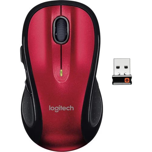 Logitech M512 Wireless Optical Ambidextrous Mouse Red - RECON