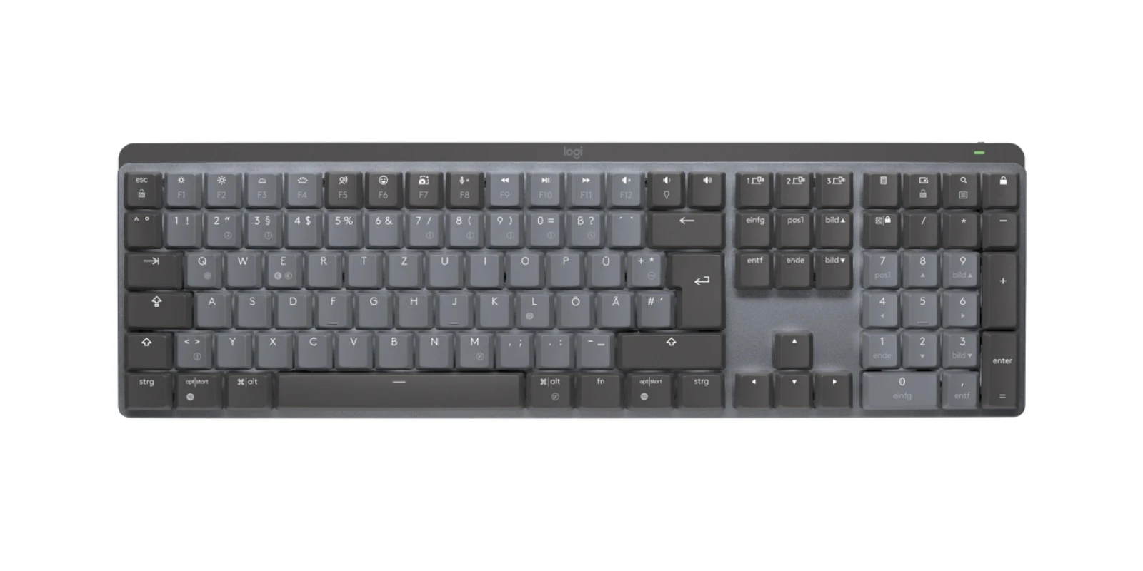 Logitech MX Mechanical Wireless Illuminated Performance Keyboard Graphite - RECON