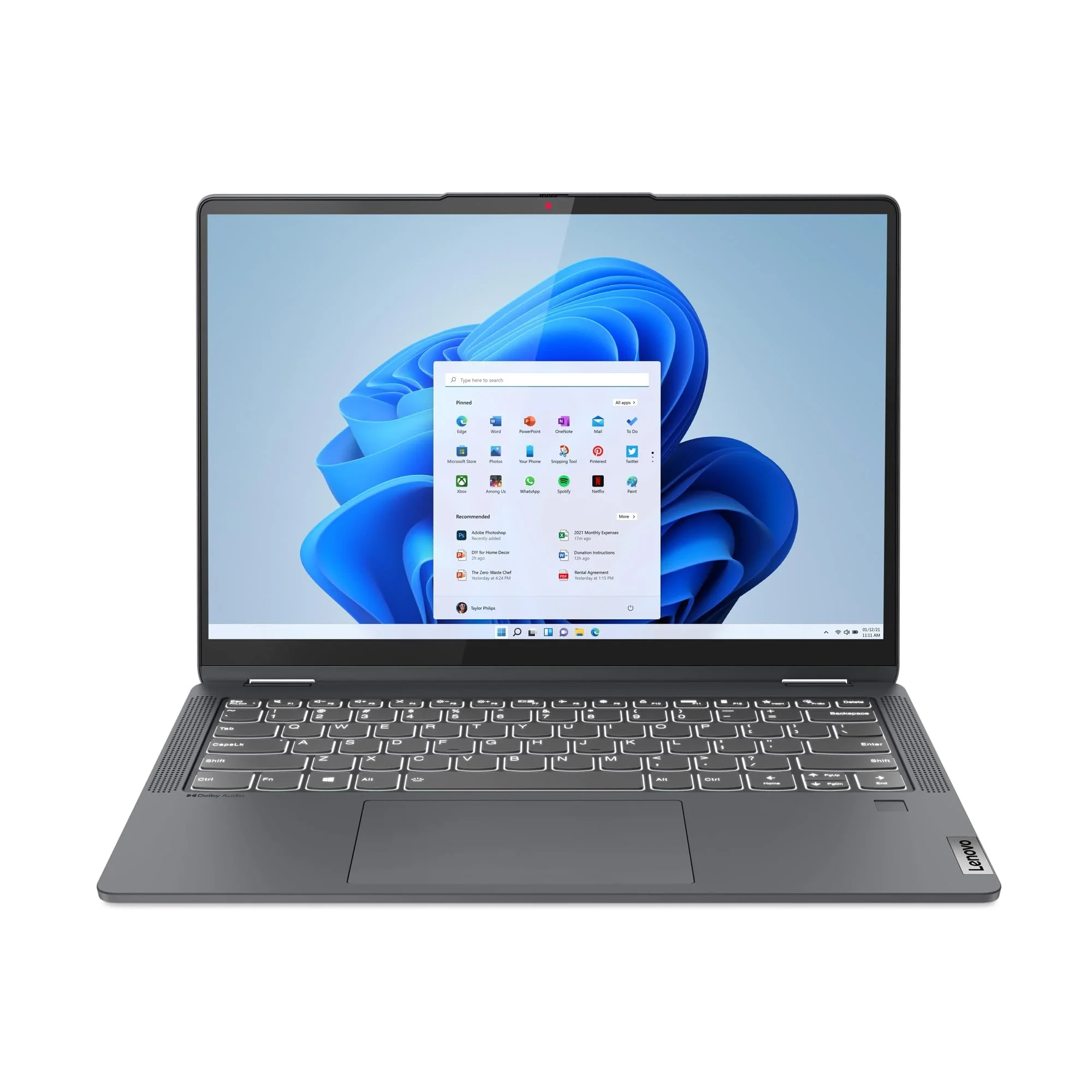 Lenovo IdeaPad Flex 5i (2023) 14" Touchscreen 8GB RAM 256GB SSD Intel Core i3-1215U Storm Grey - RECONECO