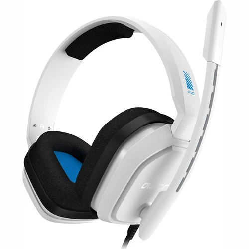 Logitech Astro A10 Wired Gaming Headset White-Blue