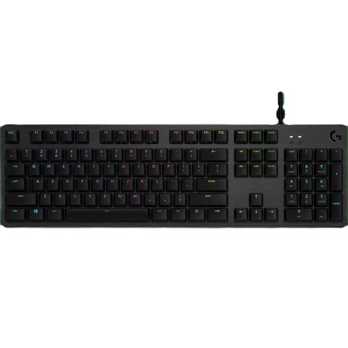 Logitech G512 Carbon RGB Wired Mechanical Gaming Keyboard GX Blue Switches