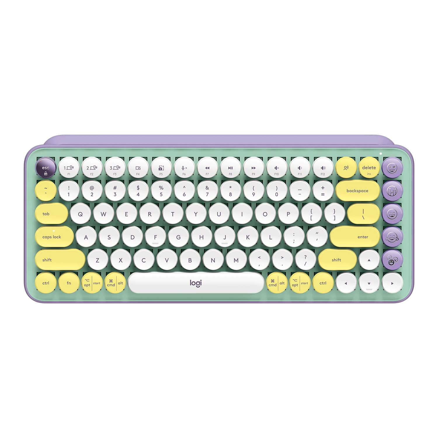 Logitech POP Keys Wireless Mechanical Keyboard With Emoji Keys Daydream