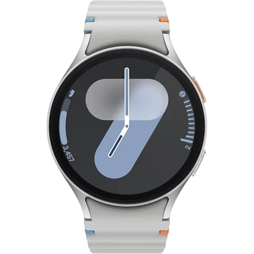 Samsung Galaxy Watch7 44mm LTE Smartwatch Silver with Silver Sport Band - RECON+